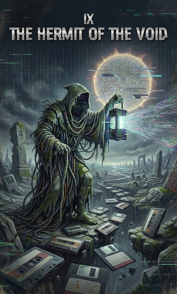 Hermit of the Void — Chaos Tarot Card