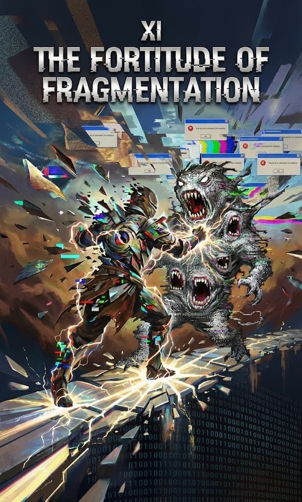 Fortitude of Fragmentation — Chaos Tarot Card