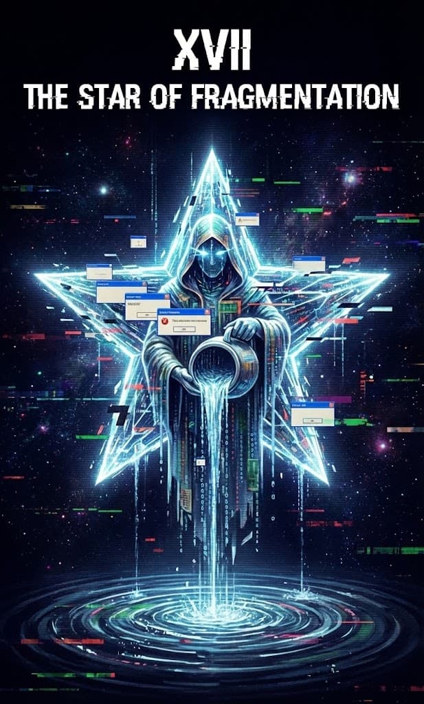 Star of Fragmentation — Chaos Tarot Card