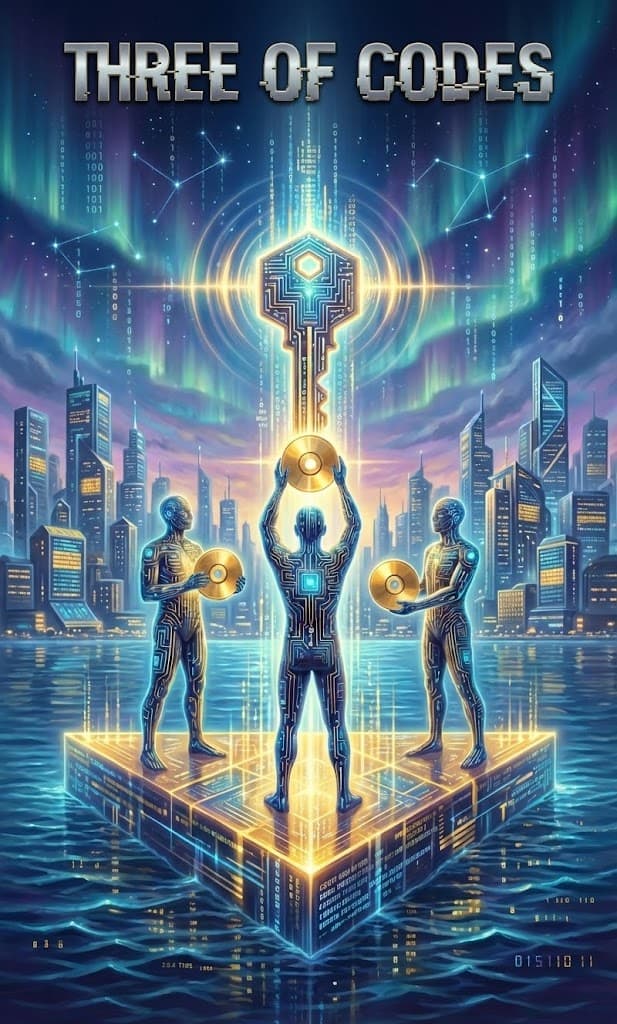 Three of Codes — Chaos Tarot Card