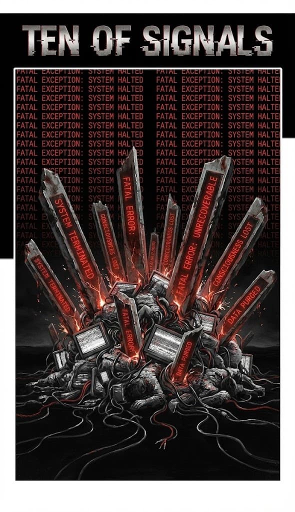 Ten of Signals — Chaos Tarot Card